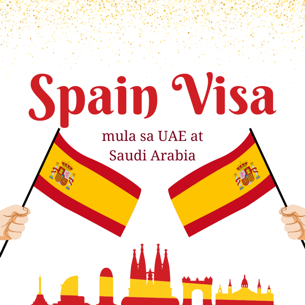 VFS and BLS Spain Schengen Visa from UAE and Saudi Arabia