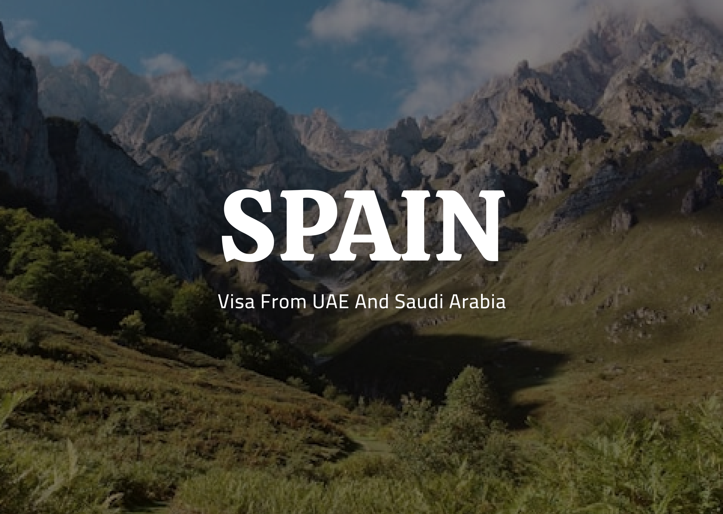 VFS and BLS Spain Schengen Visa from UAE and Saudi Arabia